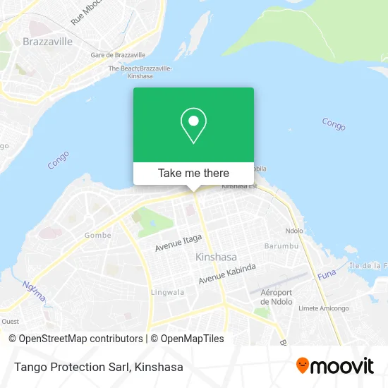 Tango Protection Sarl map