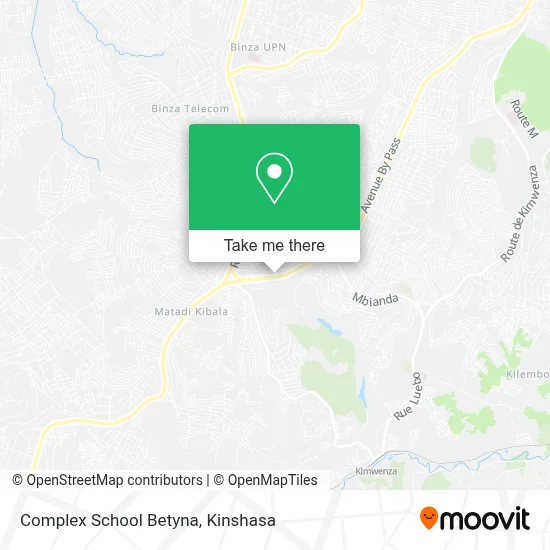Complex School Betyna map