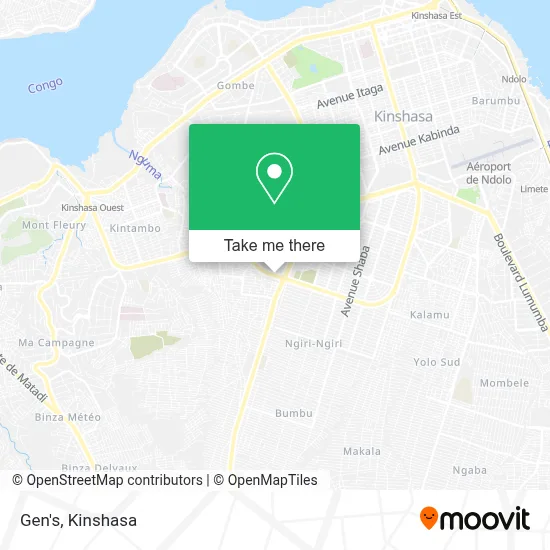 Gen's map