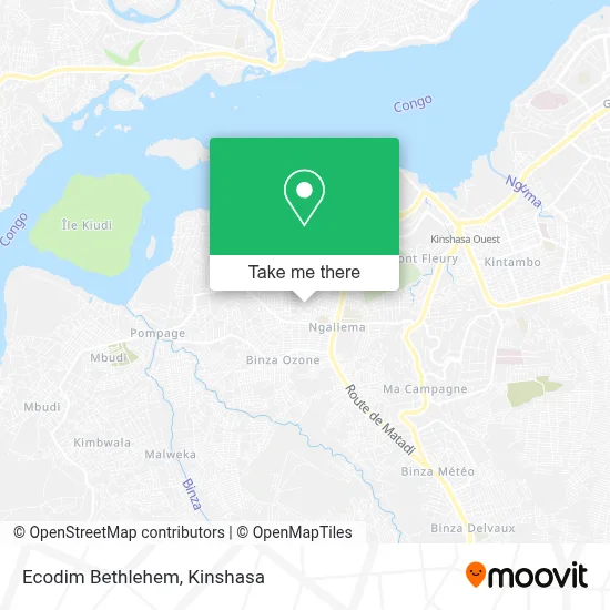Ecodim Bethlehem map