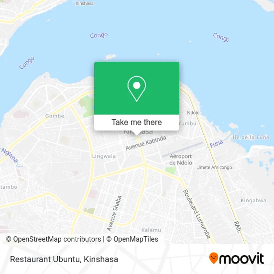Restaurant Ubuntu map