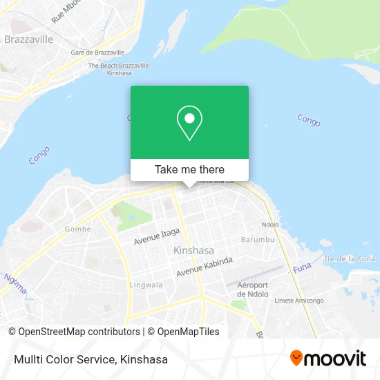 Mullti Color Service map