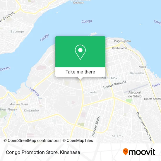 Congo Promotion Store map