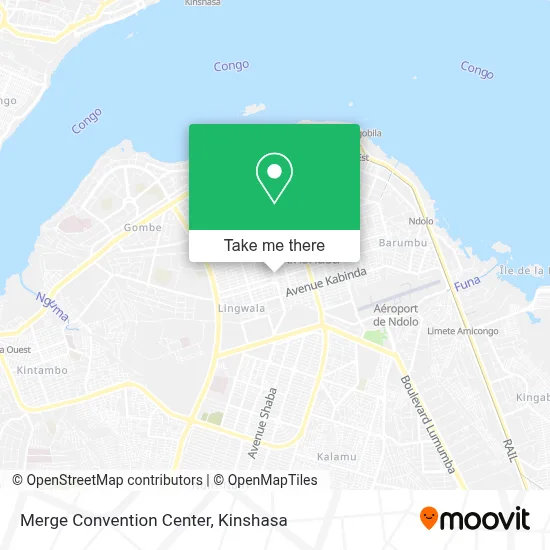 Merge Convention Center map