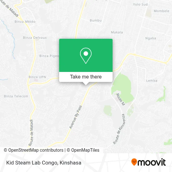 Kid Steam Lab Congo map