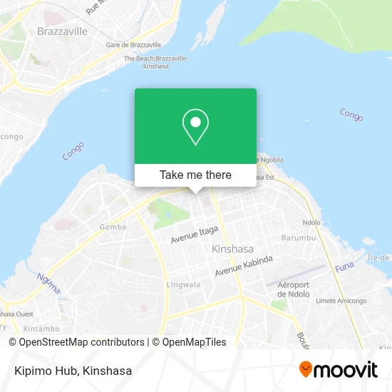 Kipimo Hub map