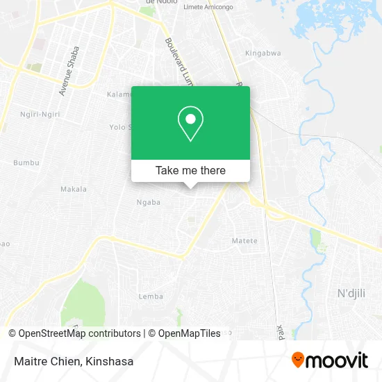 Maitre  Chien map