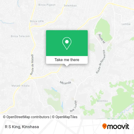 R S King map