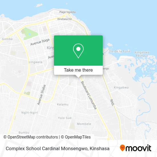 Complex School Cardinal Monsengwo map