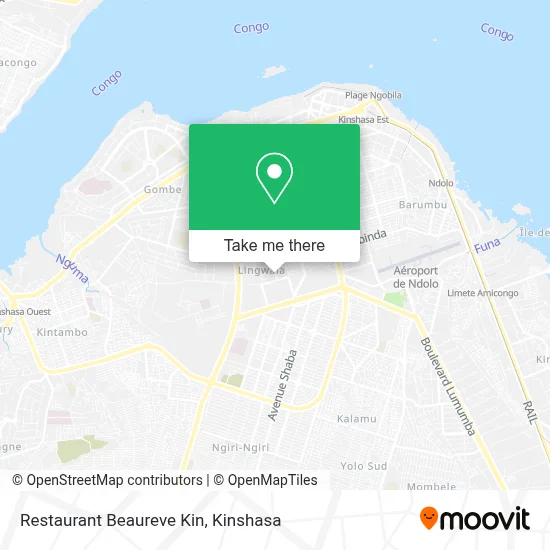 Restaurant Beaureve Kin map