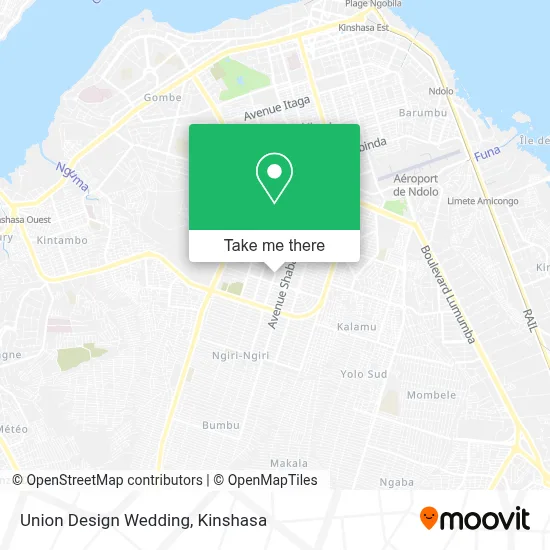 Union Design Wedding map