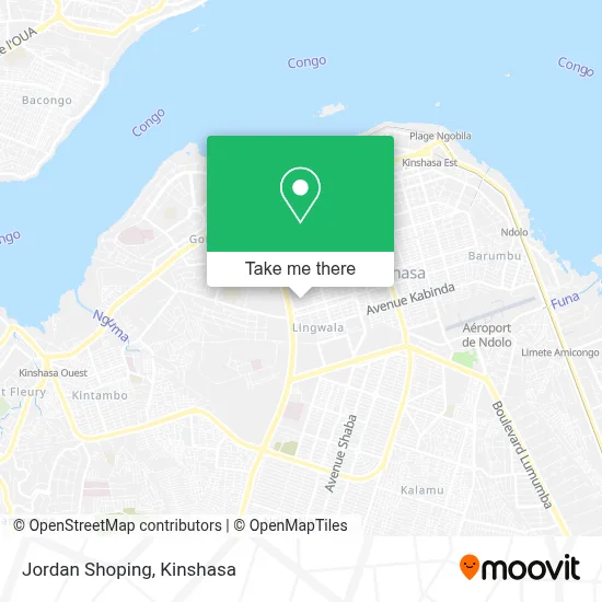 Jordan Shoping map