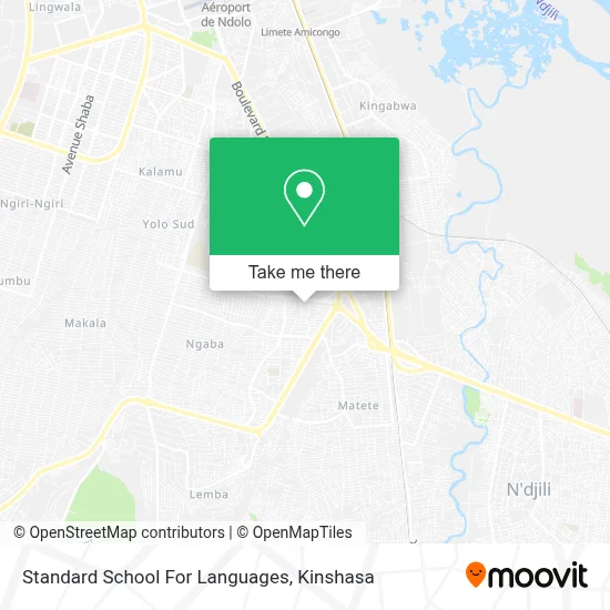 Standard School For Languages map