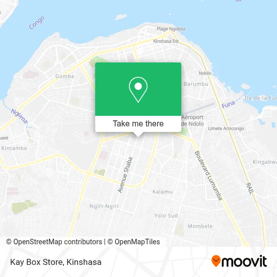 Kay Box Store map