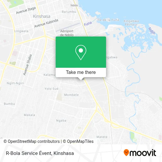 R-Bola Service Évent map