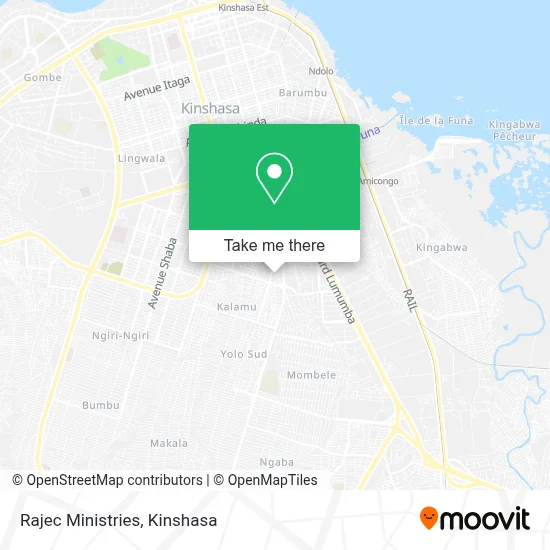 Rajec Ministries map