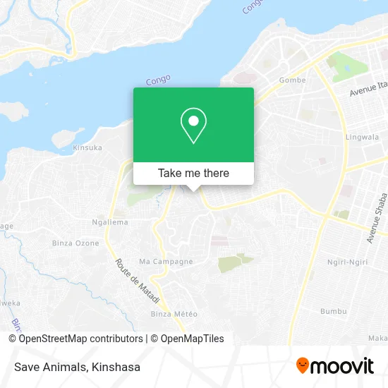 Save Animals map