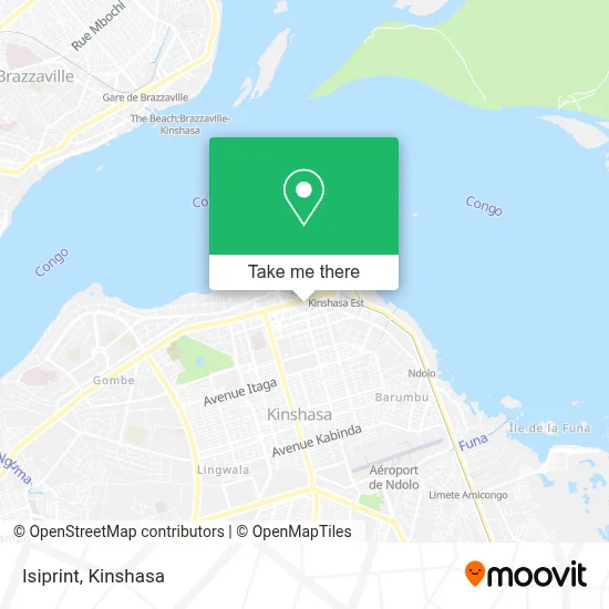 Isiprint map