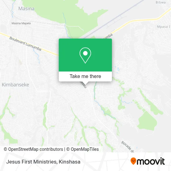 Jesus First Ministries map
