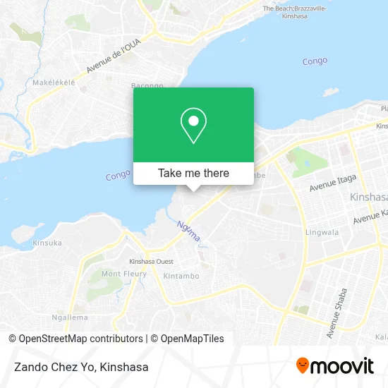 Zando Chez Yo map