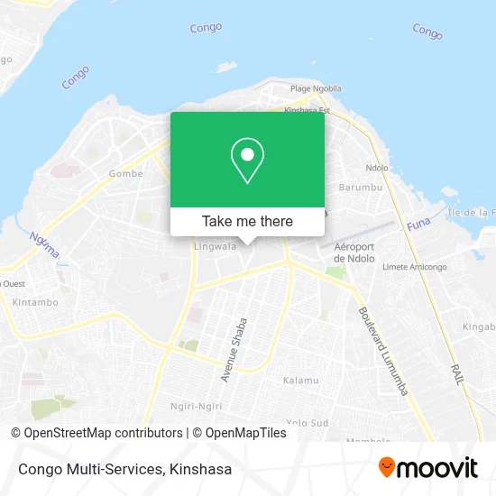 Congo Multi-Services map