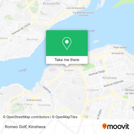 Romeo Golf map