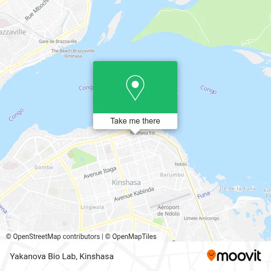 Yakanova Bio Lab map