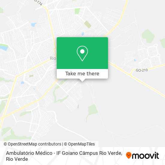 Ambulatório Médico - IF Goiano Câmpus Rio Verde map