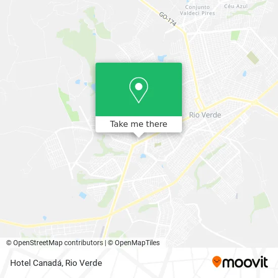 Hotel Canadá map
