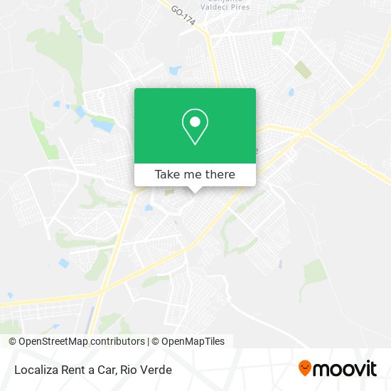 Localiza Rent a Car map