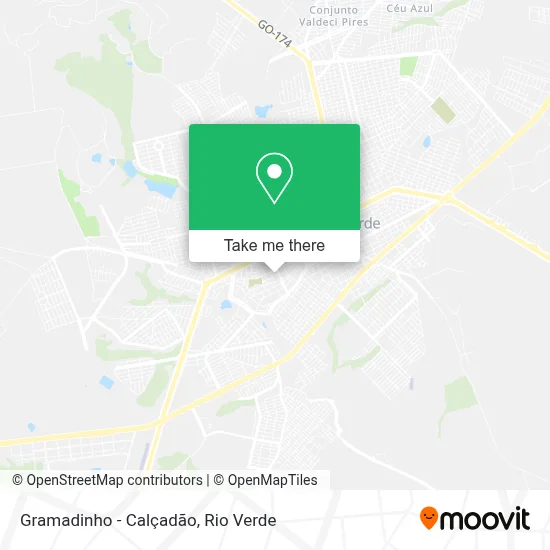 Gramadinho - Calçadão map