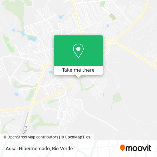 Assai Hipermercado map