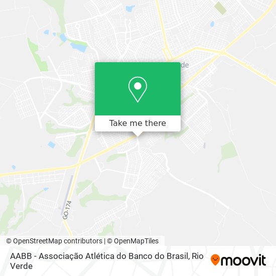 AABB - Associação Atlética do Banco do Brasil map
