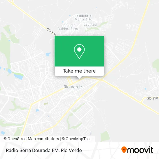 Rádio Serra Dourada FM map