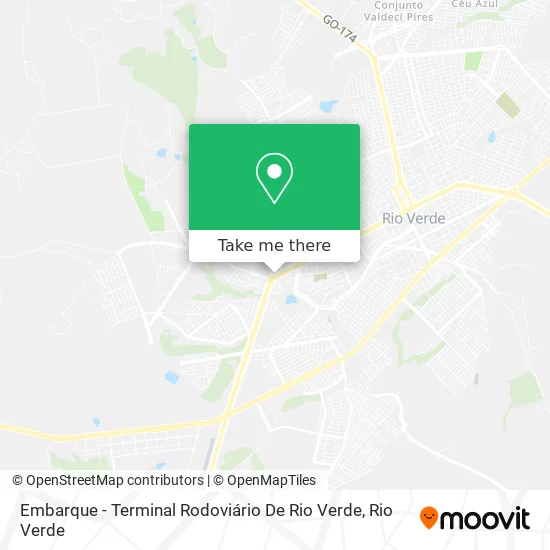 Embarque - Terminal Rodoviário De Rio Verde map