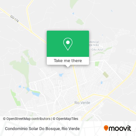 Condomínio Solar Do Bosque map