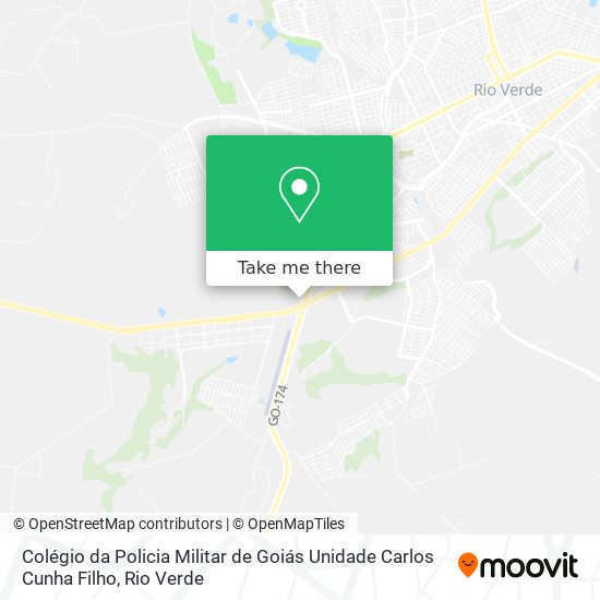 Colégio da Policia Militar de Goiás Unidade Carlos Cunha Filho map