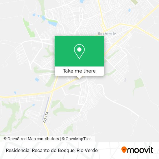 Residencial Recanto do Bosque map