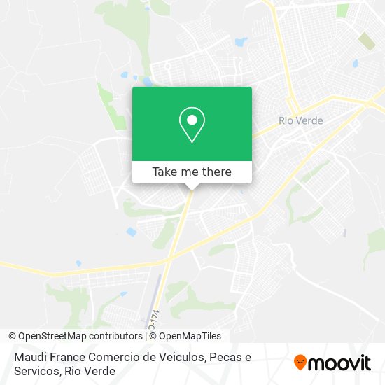 Maudi France Comercio de Veiculos, Pecas e Servicos map