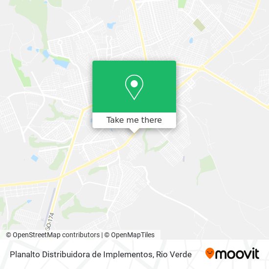 Planalto Distribuidora de Implementos map