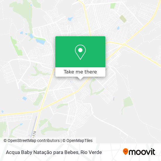 Acqua Baby Natação para Bebes map