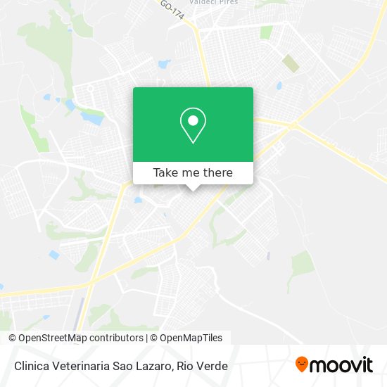 Clinica Veterinaria Sao Lazaro map
