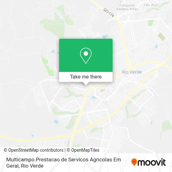 Multicampo Prestacao de Servicos Agricolas Em Geral map