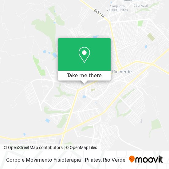 Corpo e Movimento Fisioterapia - Pilates map