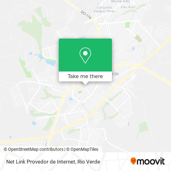 Net Link Provedor de Internet map