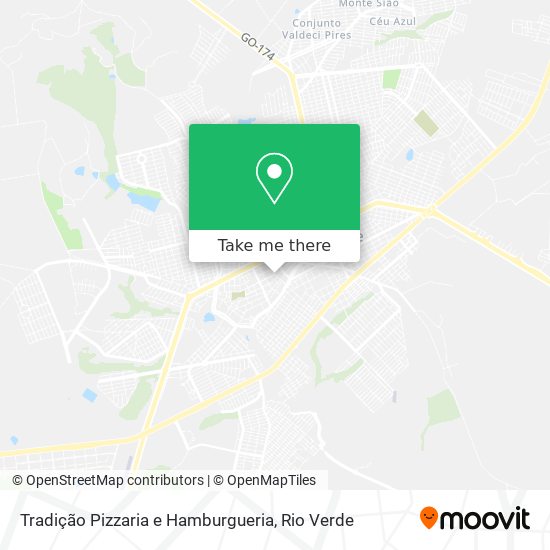 Tradição Pizzaria e Hamburgueria map