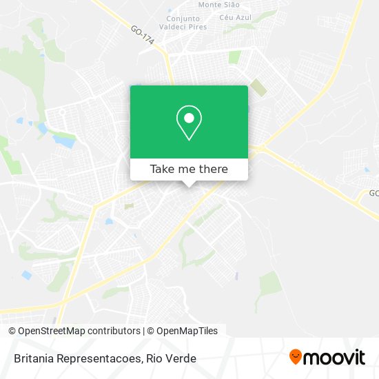 Britania Representacoes map