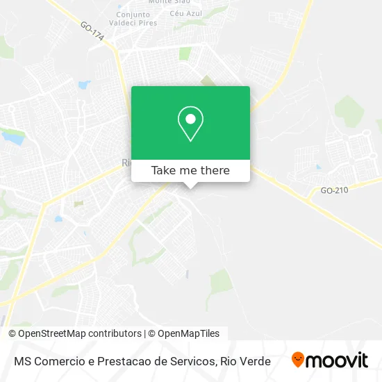 MS Comercio e Prestacao de Servicos map