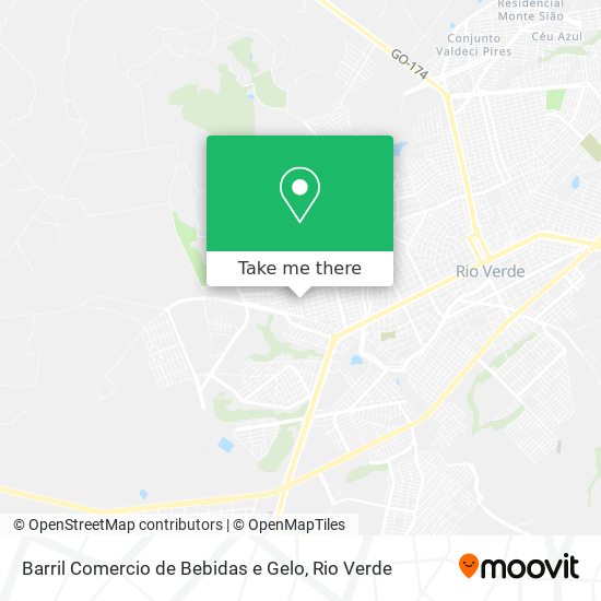 Barril Comercio de Bebidas e Gelo map