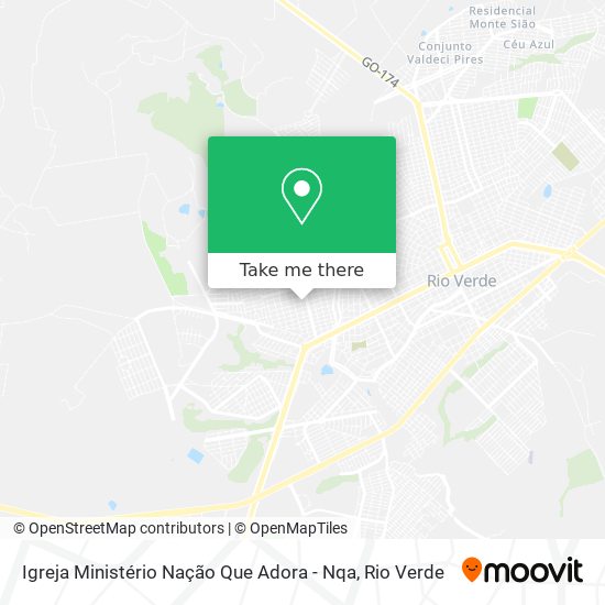 Igreja Ministério Nação Que Adora - Nqa map